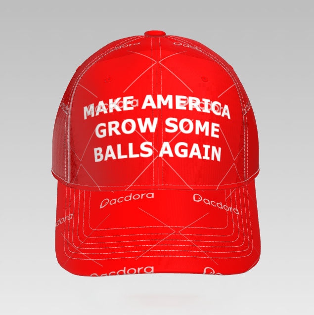 Slogan Cap - Make America Grow Some Balls Again